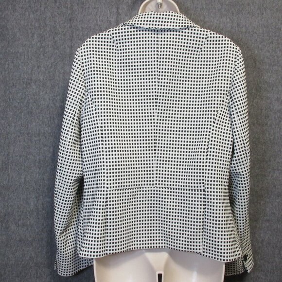 Talbots Gingham Blazer Jacket Large - Picture 2 of 16